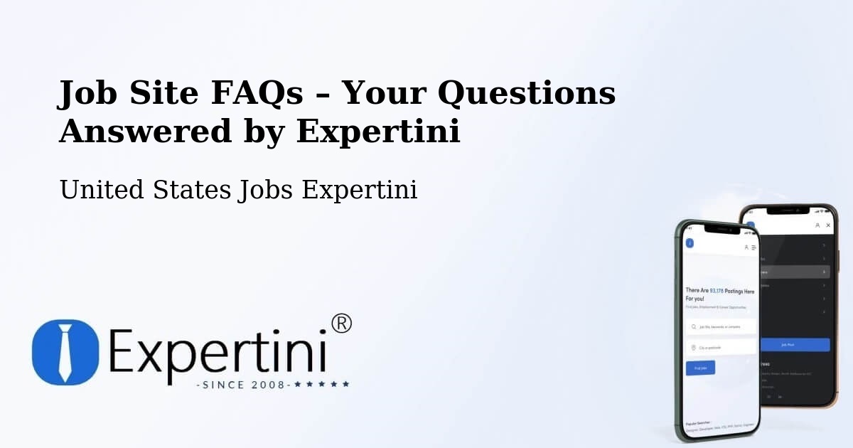Job Site FAQs – Frequently Asked Questions – White Cloud - White Cloud, United States Jobs Expertini